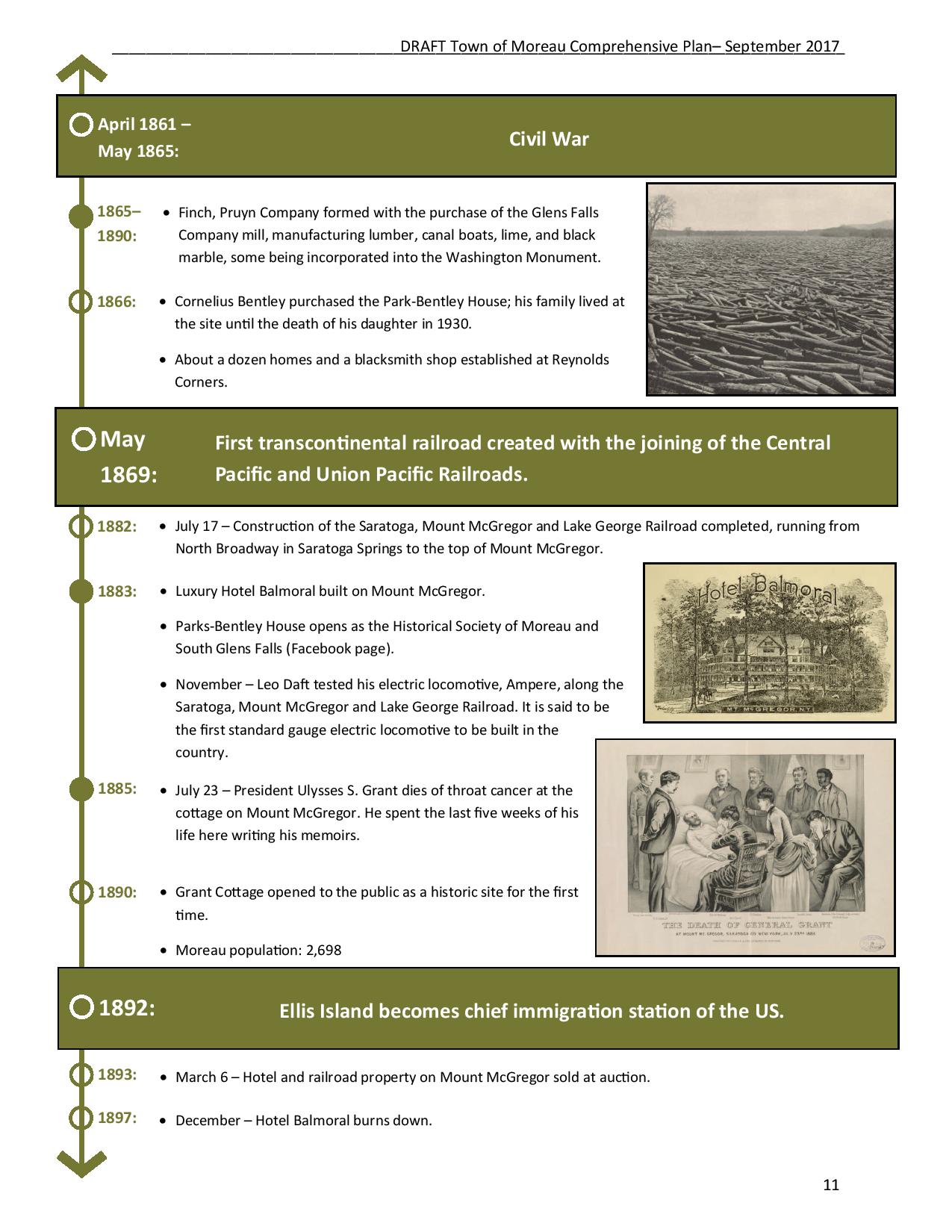 Moreau History and Timeline